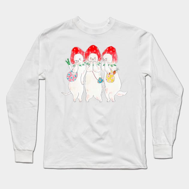 Chatter Long Sleeve T-Shirt by TOCOROCOMUGI